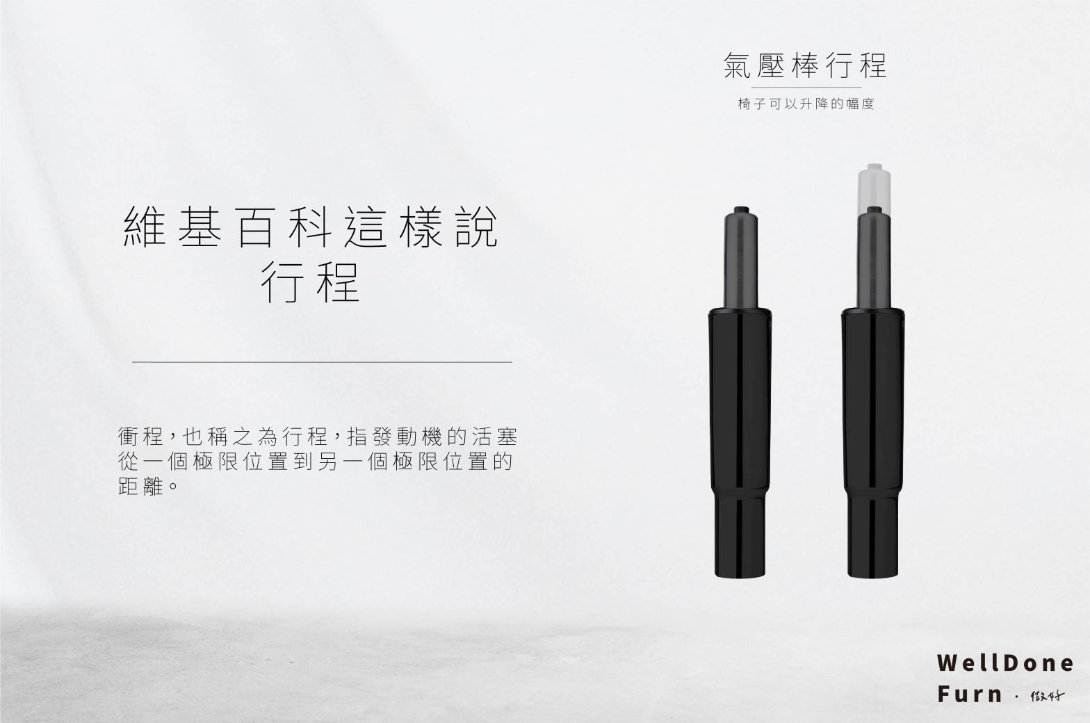 氣壓棒行程意思做好WELLDONE-韓國三弘SHS氣壓棒