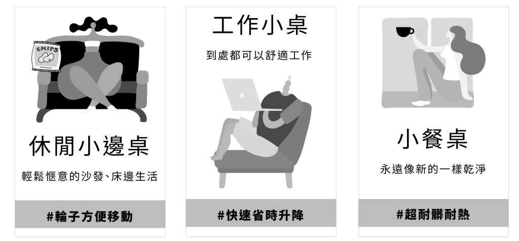 做好WellDone邊桌工作桌邊几小茶几餐桌